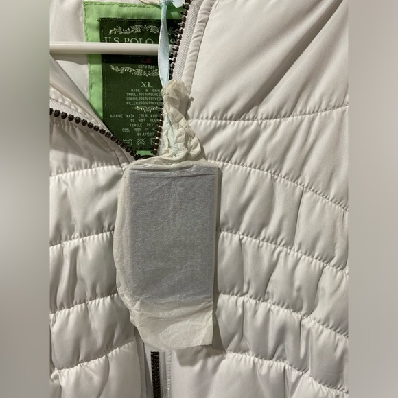 NWT, womens US polo Association jacket, white, NWT, size XL - Picture 8 of 9